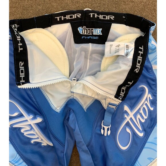 Thor MX Pants Womens 7/8 (27/28) Phase Moto Hip Pads Reinforced Seams Joints - Picture 3 of 7